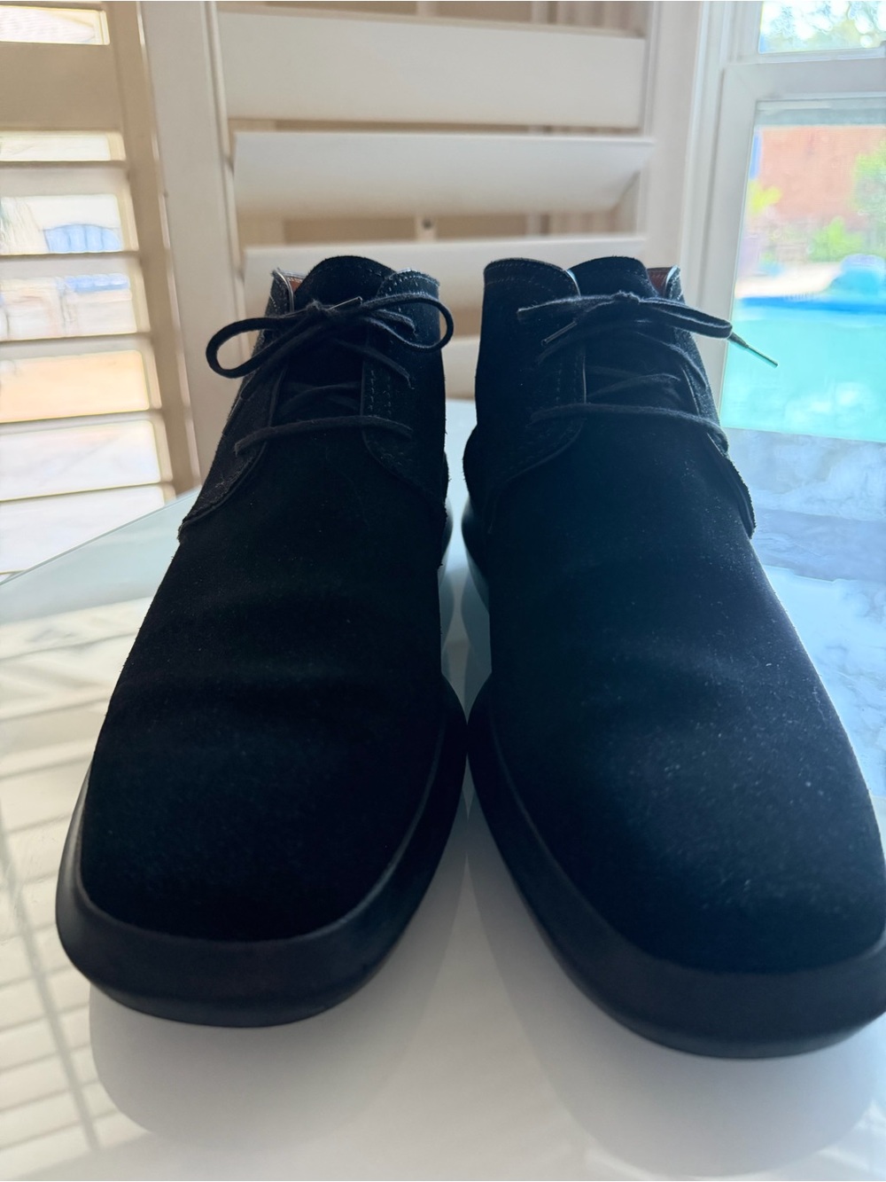 Vintage Tod’s Black Suede Chukka Boots - Lace-Up Casual Comfort